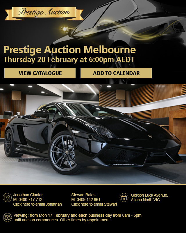 Prestige Auction | Manheim Australia