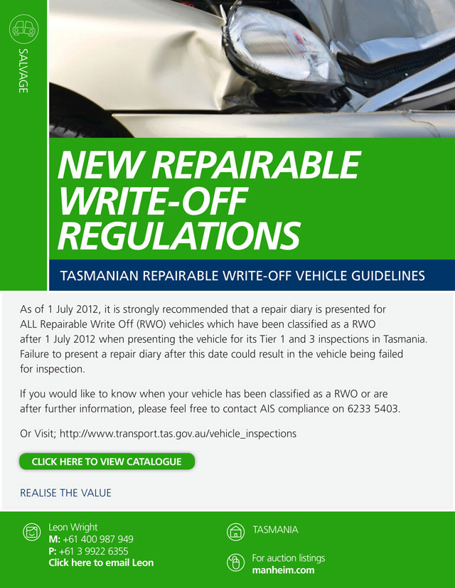 Repairable Write-Off Regulations | Manheim